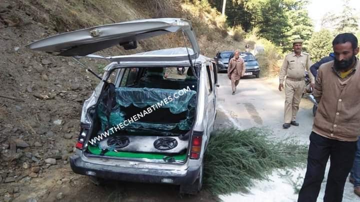 Road accident at Senai- Khellani Top Road