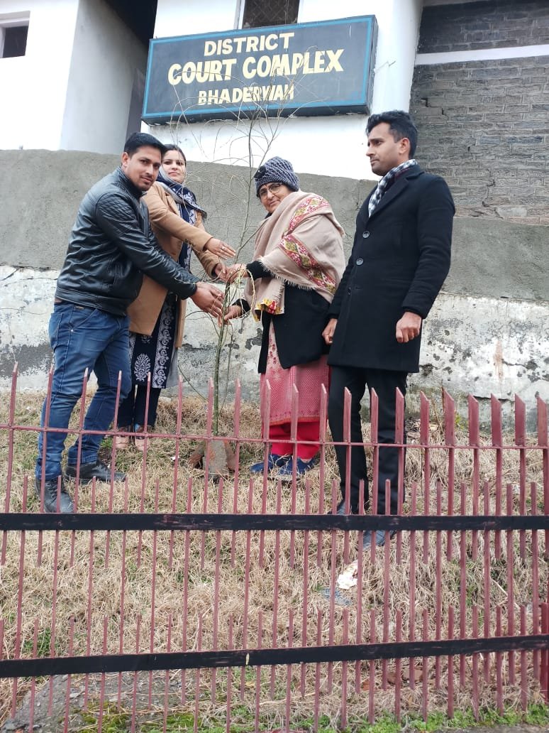 DLSA plantation drive concludes in Bhaderwah