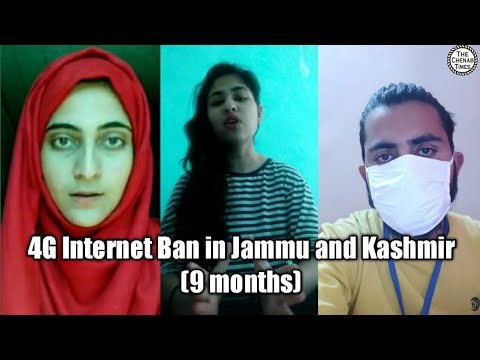 Youth on 4G internet ban in Jammu and Kashmir | Live on Facebook
