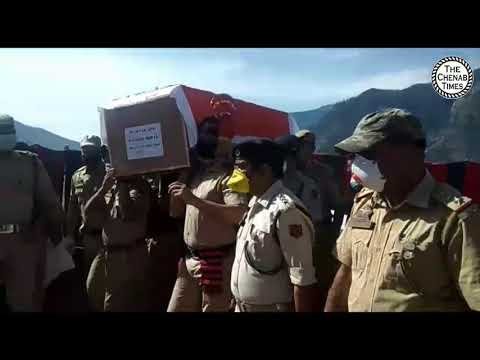 Wreath laying ceremony for Martyr SPO Pashid Iqbal held at DPL Kishtwar