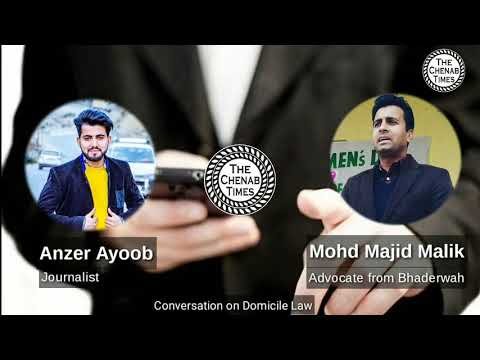 Domicile Law or Domicile Act? | Telephonic Interview with Advocate Mohd Majid Malik