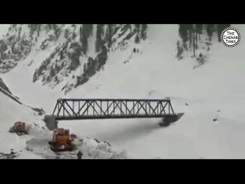 Snow clearance operations underway on Mughal Road