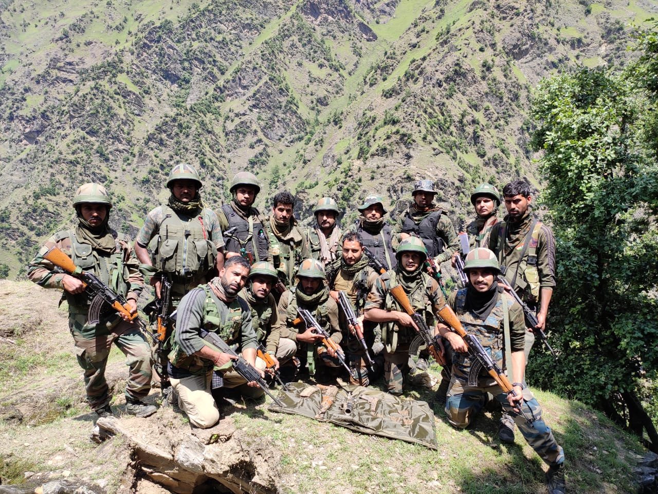 Hideout Busted In Chhachchha Forest, Kishtwar, Huge Cache of Arms & Ammunition Recovered