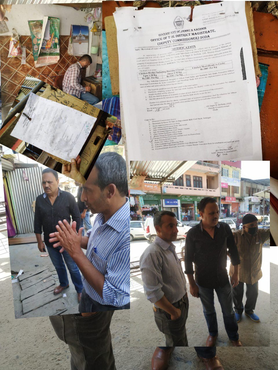 Market checking held at Bhaderwah’s Bhalla