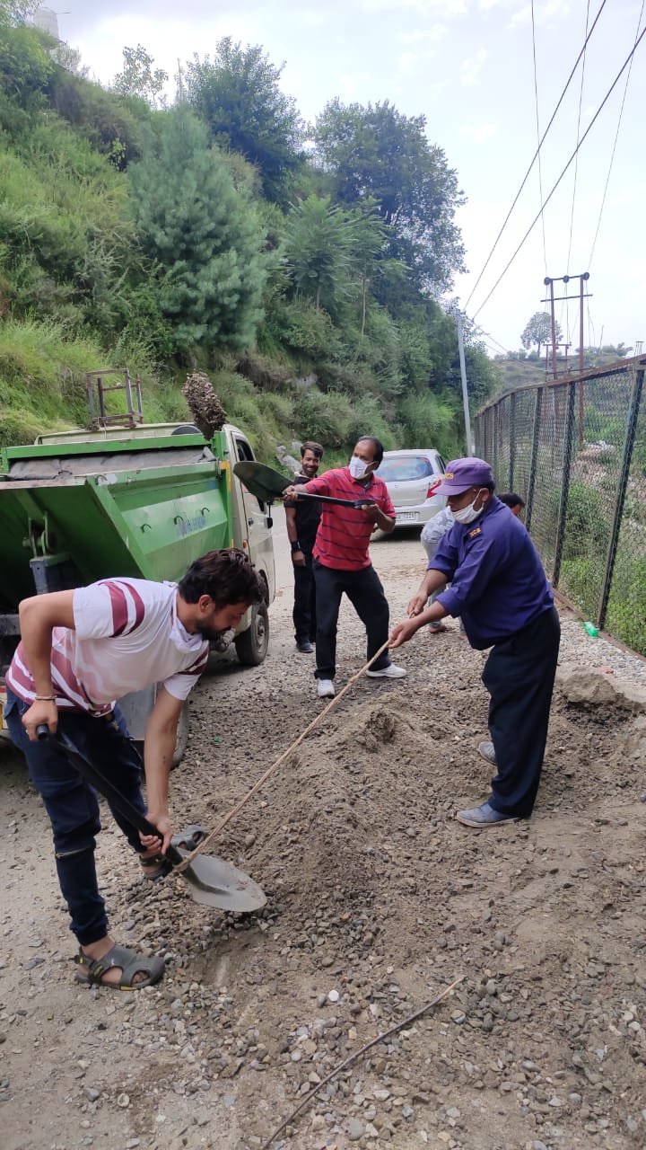 MC Bhaderwah seized illegal dumping material