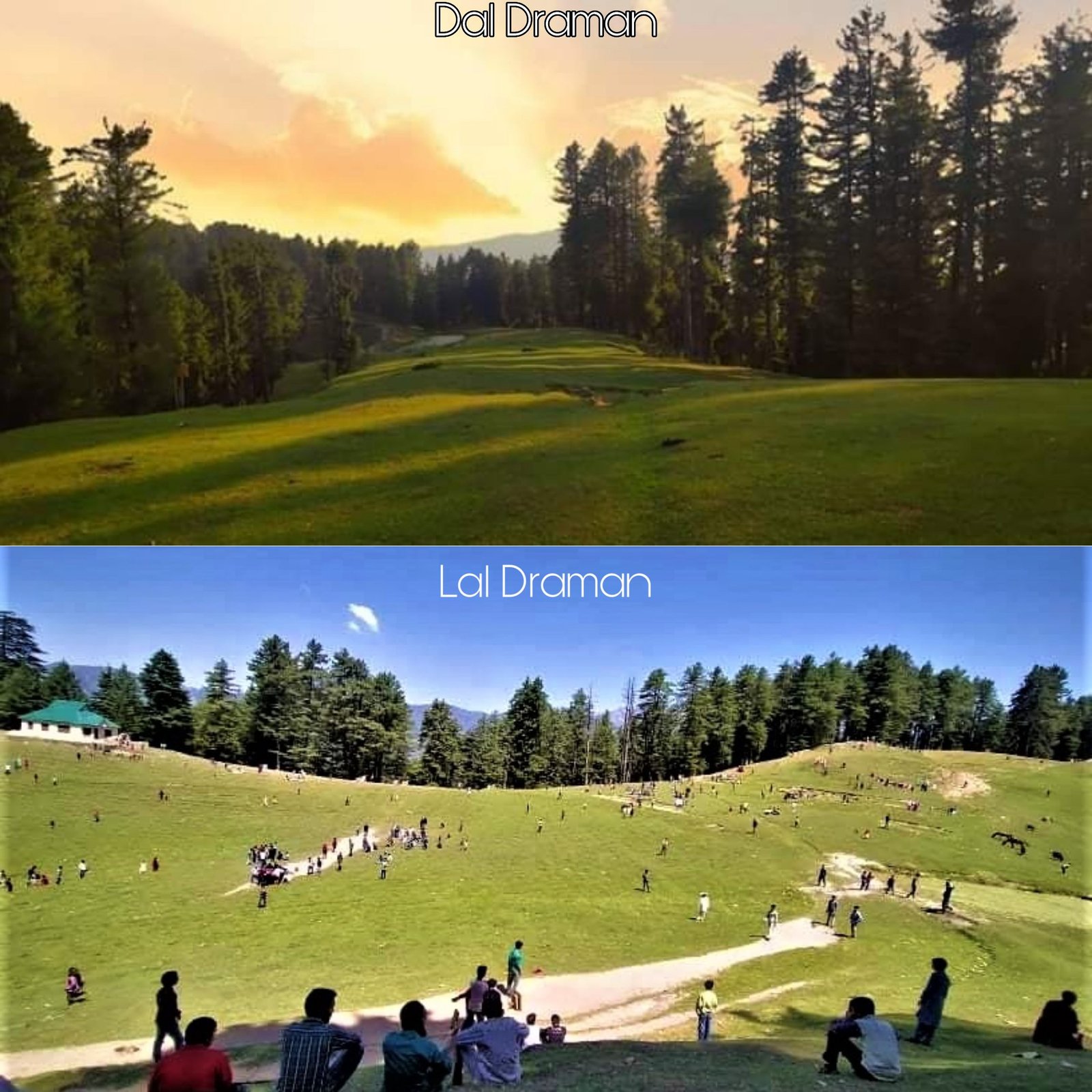 Lal Draman and Dal Draman, two picturesque landscapes in Doda district
