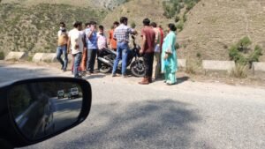 Biker drowned into river Chenab at Premnagar