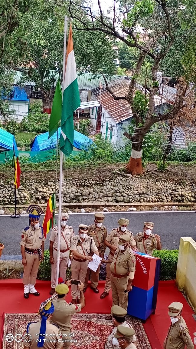 74th Independence Day celebrated by JKAP 7th Battalion located at Channi Himmat Jammu