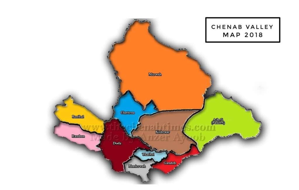 Chenab Valley Map