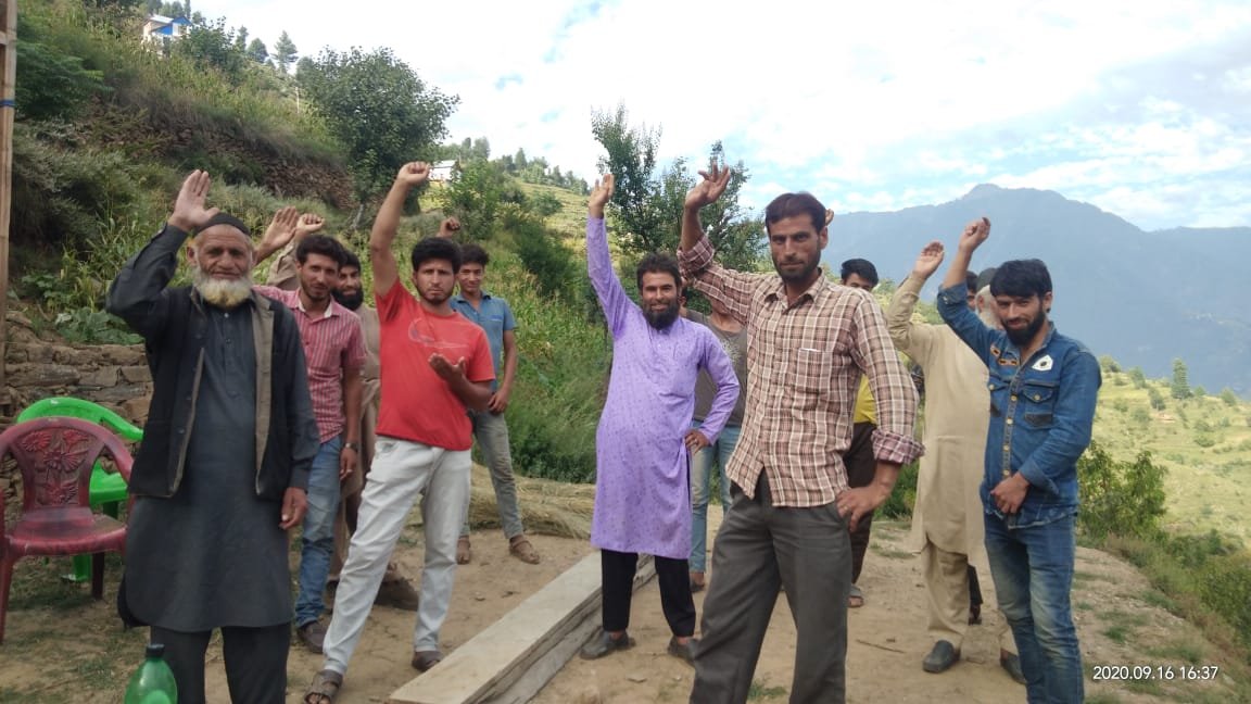 AISF team Doda visits Dakpura village of Panchayat Dhara B; listen problems