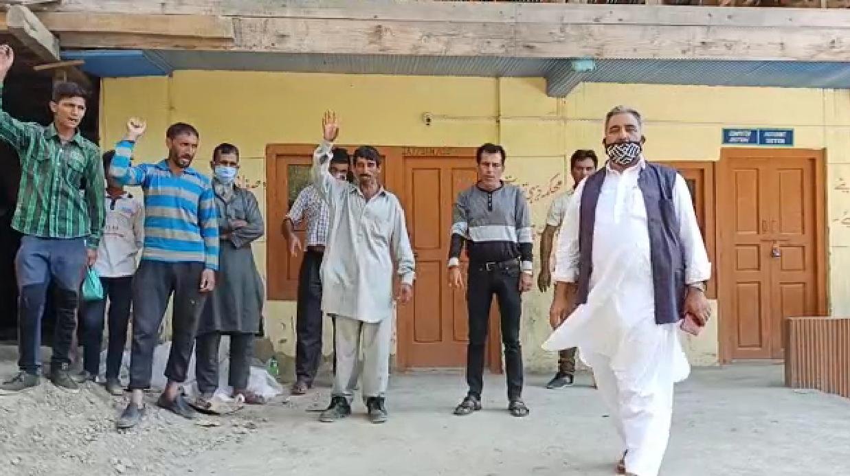 Public of Chiralla will protest tomorrow if authorities will not change the venue of block diwas from HS Puneja to Block HQ Chiralla Mohd Ameen Chairman BDS