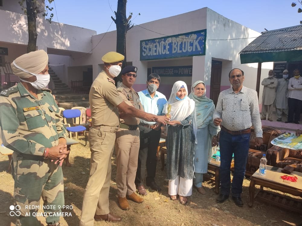 JK Police Organised Debate competition in Govt. Hr. Sec. School Harni