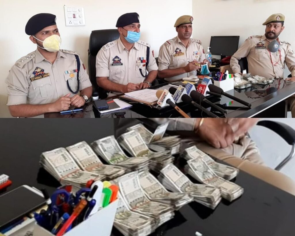 Blind Case of Extortion Solved By Kishtwar Police Within 24 Hours Rs. 3 lacks Recovered