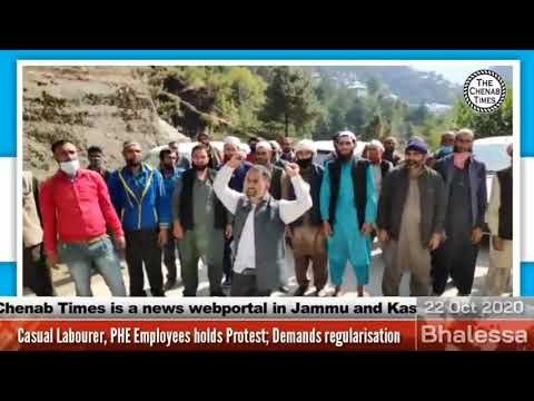 Protest held today in Gandoh Bhalessa