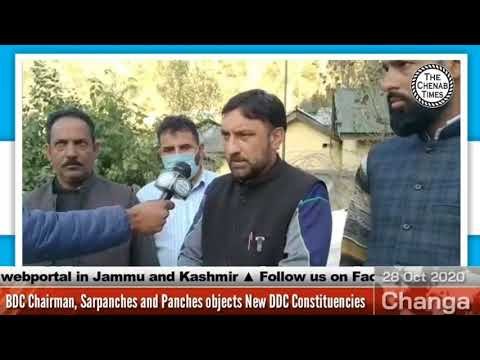 Bhalessa: BDC Chairperson, Sarpanches, Panches Changa angry over new DDC constituencies