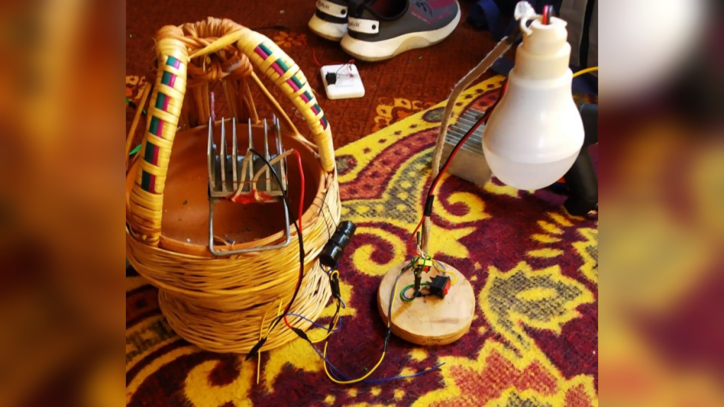 Awantipora youth generates electricity from traditional Kangri