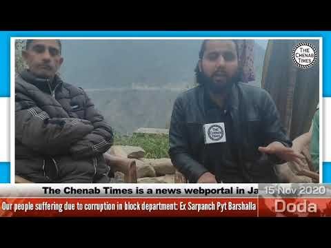 Our People Suffering Due To Corruption in Block Department: Ex-Sarpanch Pyt Barshalla