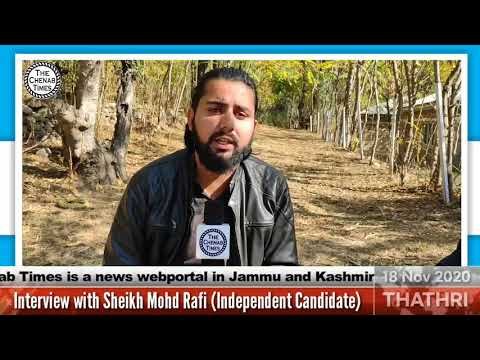 Exclusive Interview with Sheikh Mohd Rafi, DDC Election Candidate (Independent)