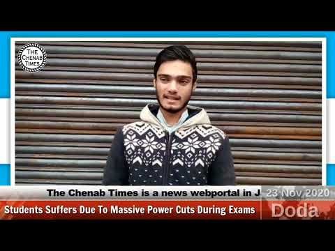Doda: Students suffers due to massive power cuts during exams