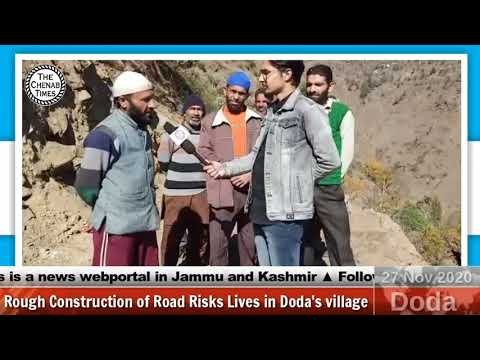 Rough Construction of Road Risks Lives in Doda's village