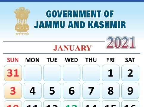 Calendar 2021