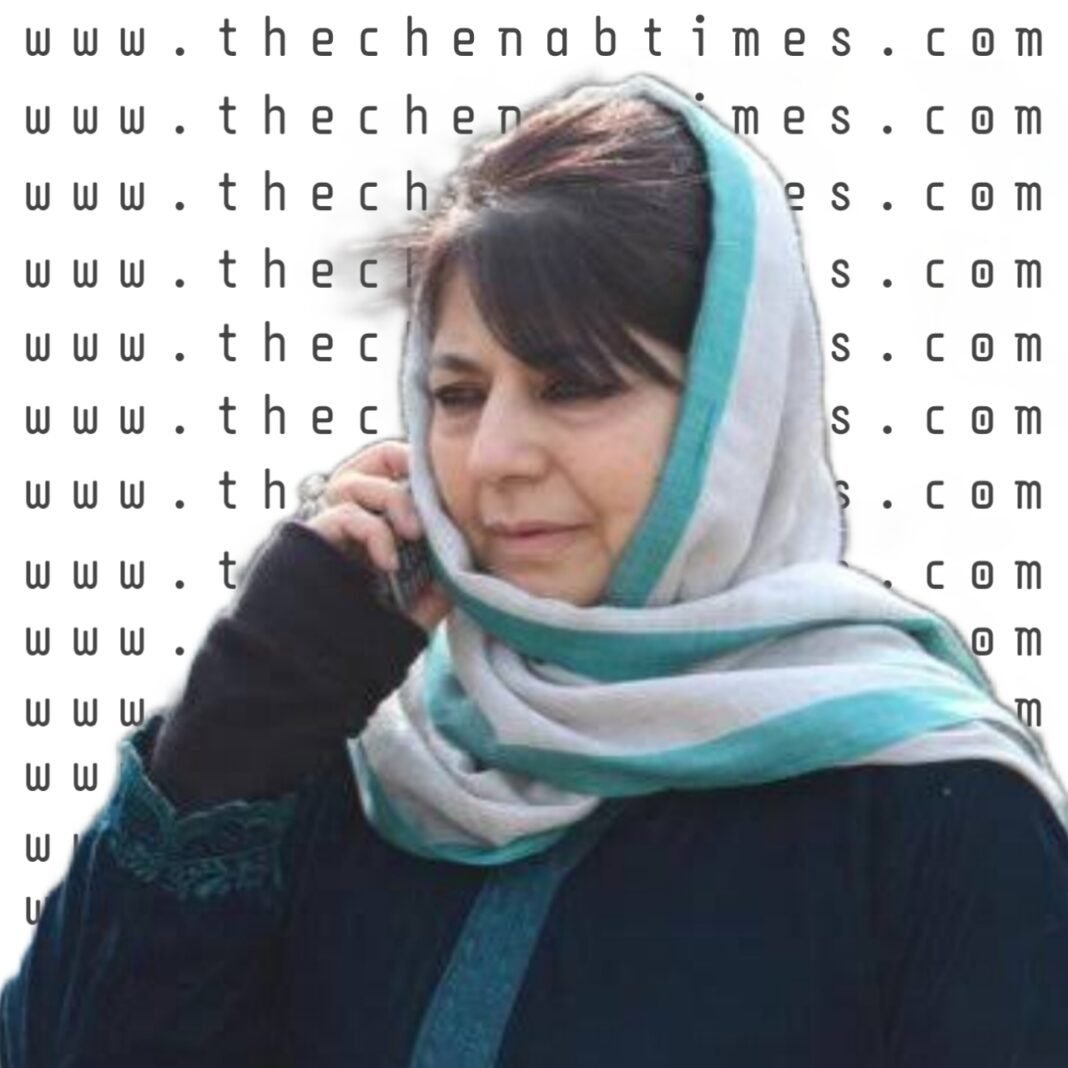 Mehbooba re-elected as PDP president