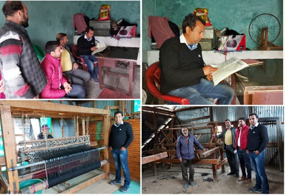AD Doda visits Handloom Centres & Units in Doda District
