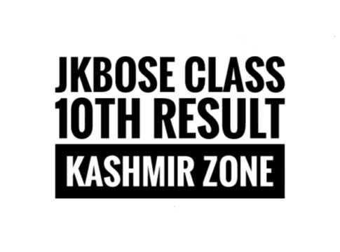 Class 10th result Kashmir division