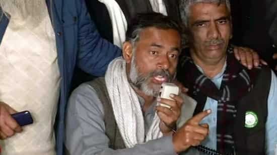 Activist Yogendra Yadav meets jailed Raijor Dal president Akhil Gogoi at Gauhati Medical College Hospital; appeals to people to defeat BJP