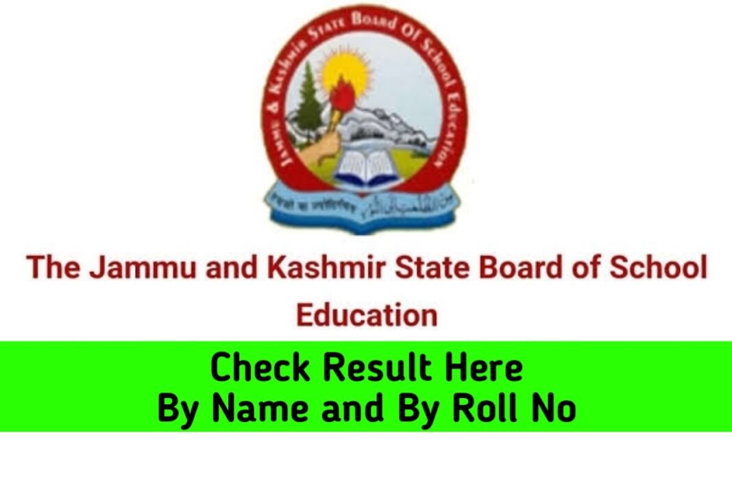JKBOSE Class 12th result (Kashmir division) out now, Check here by name, roll no