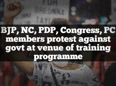DDC members stage protest