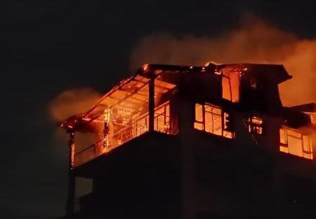 Two hotels partially damaged in mid-night blaze in Pahalgam