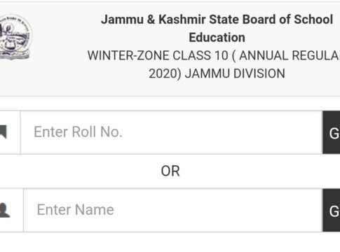 WINTER-ZONE CLASS 10 ( ANNUAL REGULAR 2020) JAMMU DIVISION