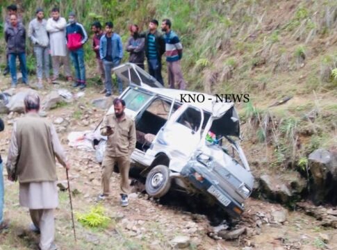 Woman killed, husband injured in Doda road mishap