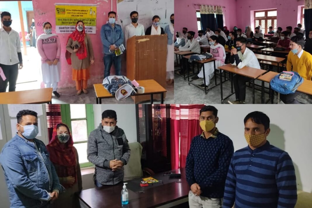 Childline Department Doda holds Awareness camp at Govt Degree College Thathri