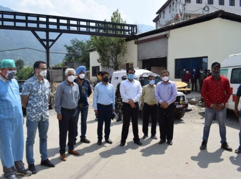 750 LPM Oxygen Generation Plant successfully commissioned at AH GMC Doda