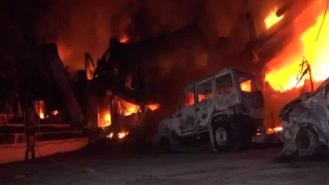 Chemical factory gutted in Udhampur blaze