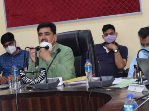 DPC Doda approves district plan of Rs. 76060.78 lacs for 2021-22