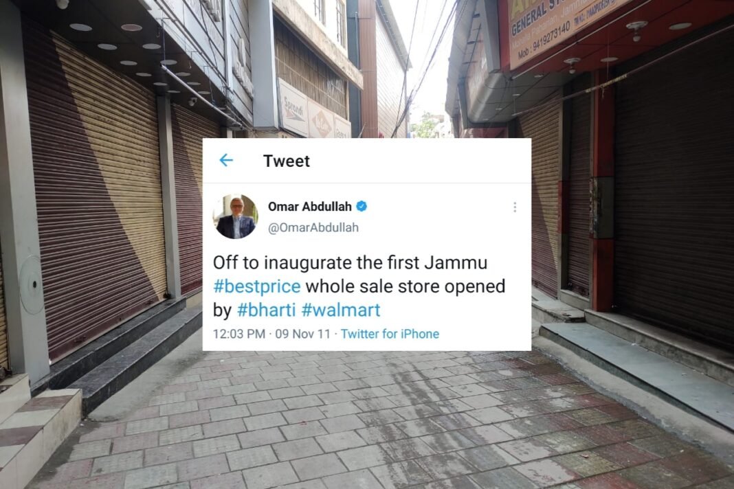 As Jammu shuts against opening of Reliance outlets; Omar Abdullah’s 10-year-old tweet triggers hot debate on social media