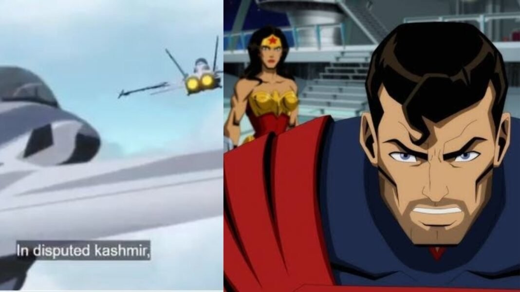 Kashmir Referred As “Disputed” In A New DC film, Depicts Superman And Wonder Woman Destroying Military Equipment