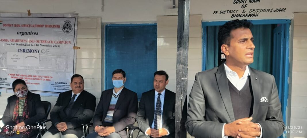 DLSA Observed Constitution day in Bhaderwah