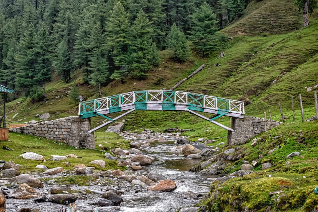 A Wooden Footbridge in Jai, Bhaderwah