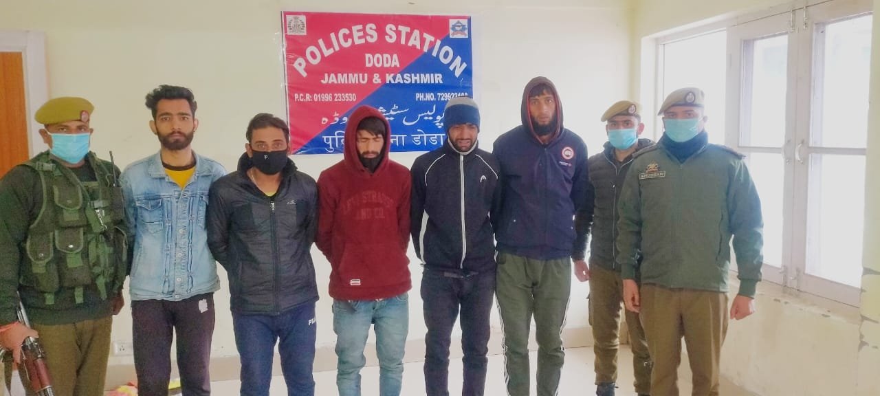Doda: Six Drug Peddlers Lodged In District Jail Bhaderwah, Says Police
