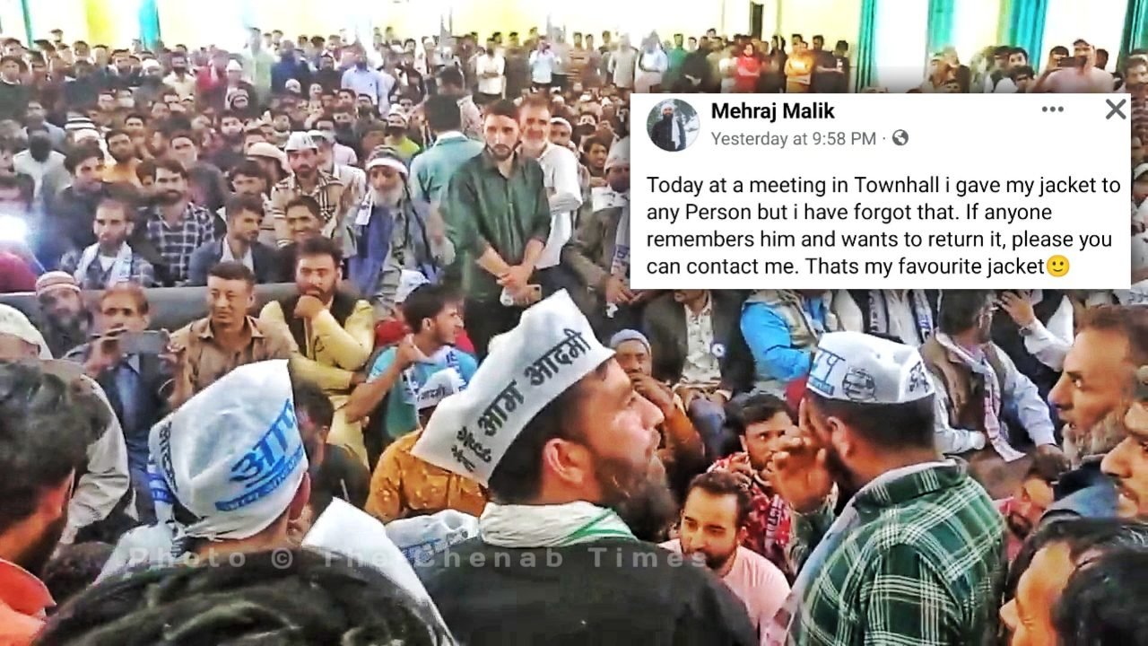 Innocence, Simplicity! Fans Reacted On AAP Leader Mehraj Malik’s Favourite Jacket Lost Post