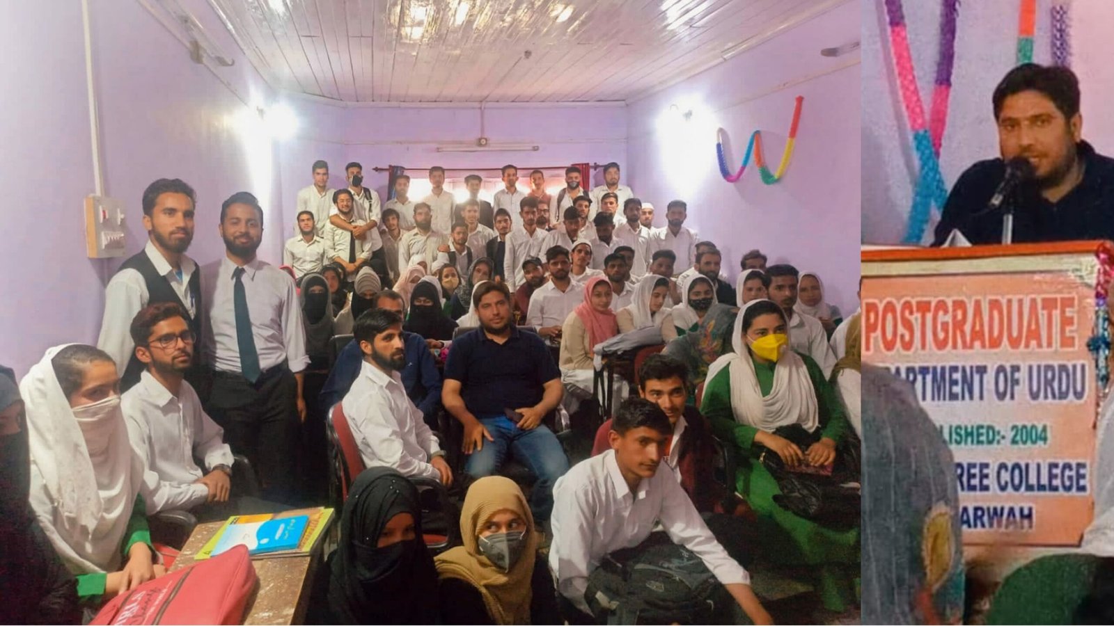 Poetry Session organised on World Poetry Day at PG College Bhaderwah