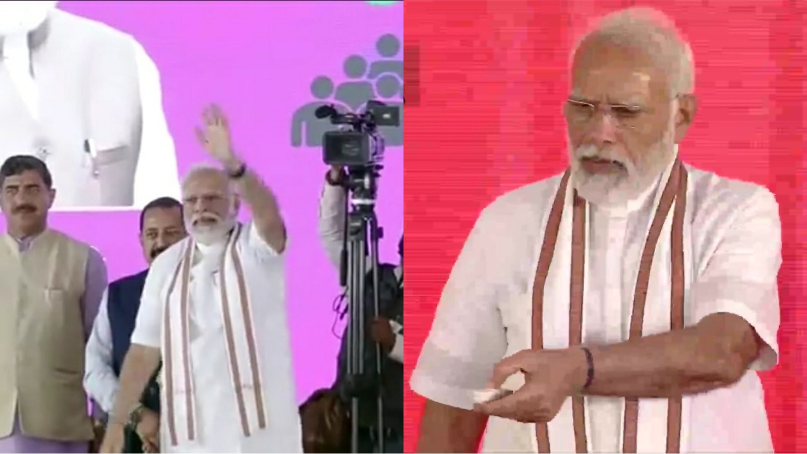 PM Modi reaches Samba’s Palli village; inaugurates Kishtwar’s Hyprojects on Chenab river, Banihal-Qazigund Road Tunnel