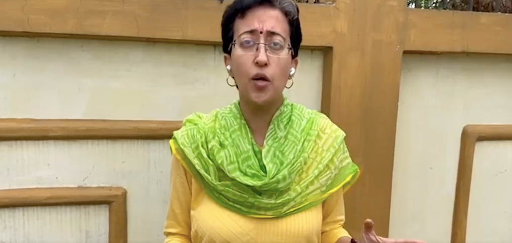 AAP's official account has tweeted a video of AAP leader Atishi Marlena claiming that the BJP has illegally settled Rohingyas and Bangladeshis in India in order to commit riots.