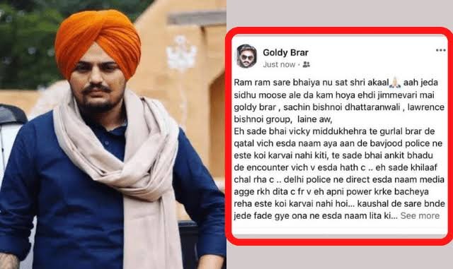 Canada-based gangster ‘claims’ responsibility for killing Sidhu Moosewala