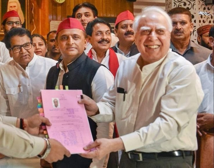After Quitting Congress, Kapil Sibal Backed by Akhilesh & Team SP Files Nomination for Rajya Sabha Polls, Says “Have to think about…”