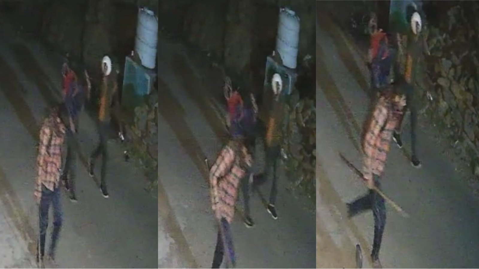 Unsuccessful robbery attempt at J&K Bank Branch Gundna; CCTV footage shows robbers carry gas cutters, set building on fire